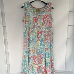 Ruby Rd. Women’s Enchanted Garden Sleeveless Lined Maxi Dress PXL